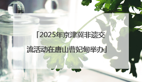 2025年京津冀非遗交流活动在唐山曹妃甸举办