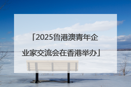2025鲁港澳青年企业家交流会在香港举办