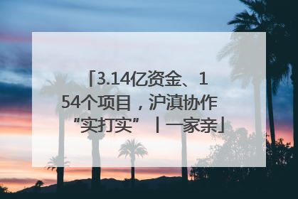 3.14亿资金、154个项目，沪滇协作“实打实”丨一家亲