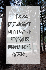 8.84亿元政策红利直达企业 红谷滩区持续优化营商环境